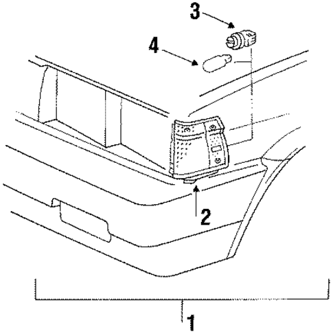 Clearance & Park Lamps for 1984 Toyota Corolla #0