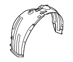 86811CV500 - Body: Fender Liner for Kia: EV6 Image