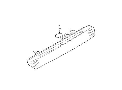 High Mounted Stop Lamp for 2016 Nissan Quest #0
