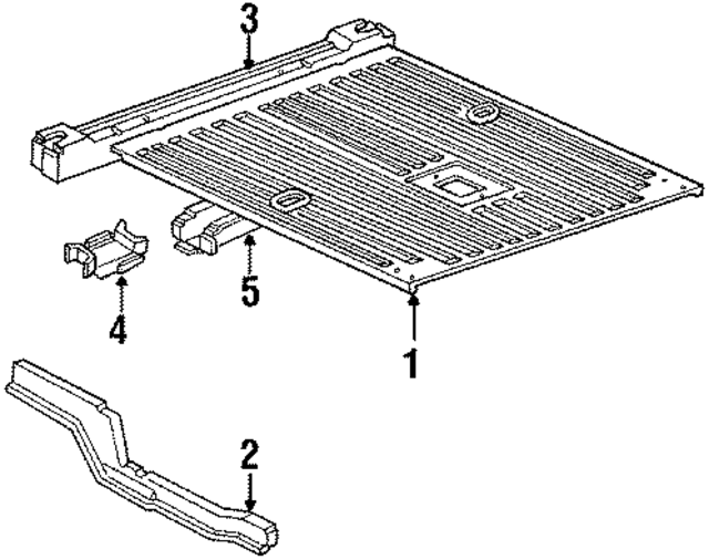 E6TZ9811215A - Body: Floor Pan for Ford: Bronco Image