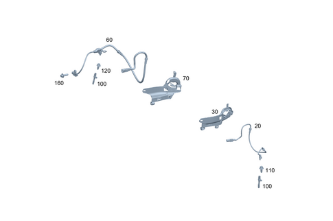 Front Axle Wiring for 2025 Mercedes-Benz EQB 300 #0