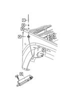 56038698AF - : Antenna Cable, Export for Jeep: Grand Cherokee Image