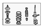 51602S3YA02 - Suspension: Strut Assembly for Honda: Insight Image