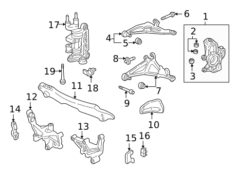Suspension Components for 1997 Acura NSX | OEM Parts Online