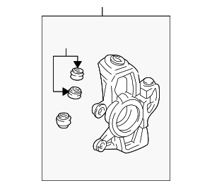 51215SL0902 - : Knuckle for Acura Image