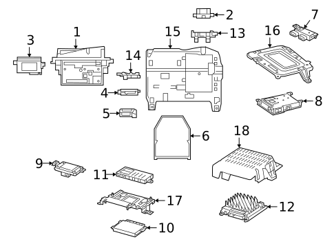 Electrical Components for 2019 Mercedes-Benz AMG GT 63 #5