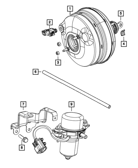 Power Brake Booster for 2012 Dodge Challenger #0