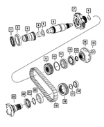 5143717AA - NV140; or MP140; Transfer Case: Input Shaft for Mopar Image