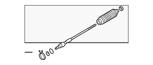 48521AR028 - : Inner Tie Rod for INFINITI: Q45 Image