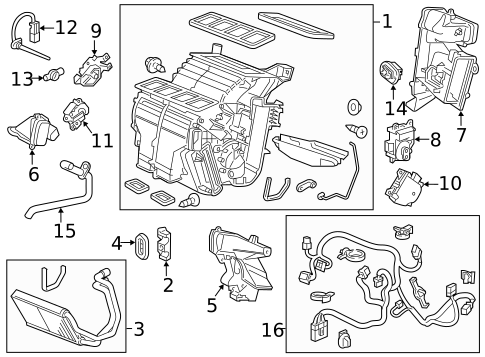 Heater for 2011 Honda Odyssey #0