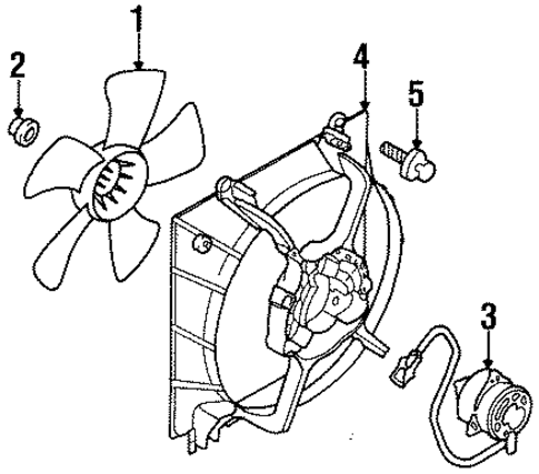 Cooling Fan for 2000 Dodge Avenger #0