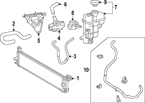 Inverter Cooling Components for 2025 Toyota Grand Highlander #0