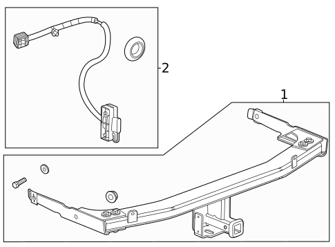 Trailer Hitch Components for 2024 Chevrolet Trailblazer #0