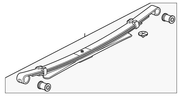 2017-2022 Chevrolet Colorado Leaf Spring 85106813 | Shop Matick Parts