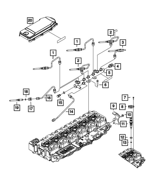 68014977AA - Fuel: Bolt, Mounting for Mopar Image