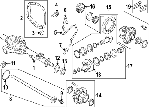 Axle & Differential for 2024 Ford F-450 Super Duty #0
