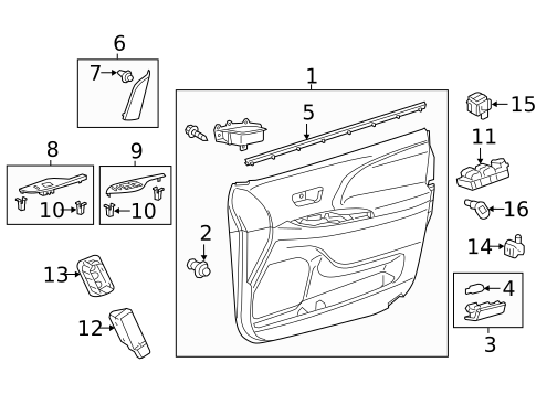 Switches for 2018 Toyota Sienna #1