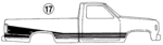 E7TZ1020000AP - Body: Stripe Tape for FORD Image