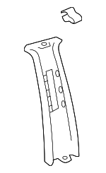 6241002011B0 - Body: Center Pillar Trim for Toyota: Corolla Image