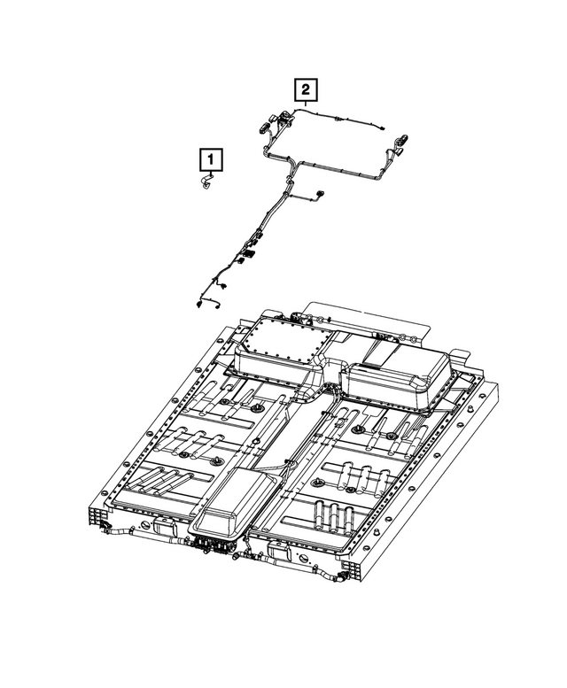 68665948AB - : Ground Strap for Mopar Image