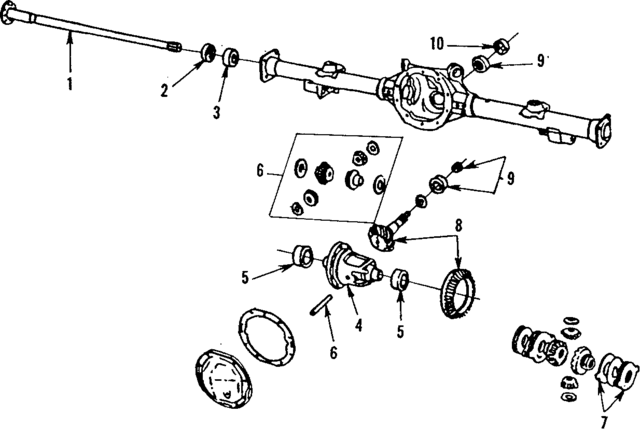 1255801 - Universals &amp; Rear Axle: Axle Shafts for GM Image