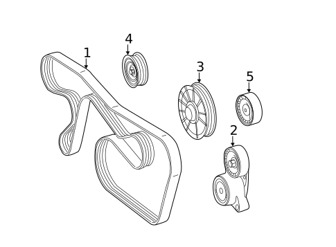 Belts & Pulleys for 2012 Mercedes-Benz CL550 #0