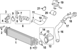 1728266VA01 - Cooling System: Inter-Cooler Hose for Honda: Civic Image