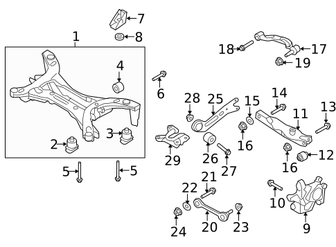 Suspension Mounting for 2008 Saab 9-3 #2