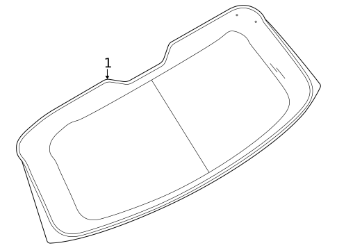 Glass - Lift Gate for 2026 Lincoln Nautilus #0