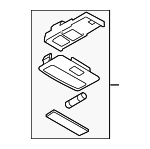 C2355131075 - Body: Dome Lamp for Mazda Image
