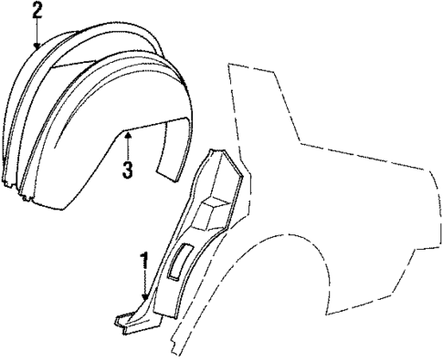 Inner Components for 1986 Oldsmobile Cutlass Supreme #2