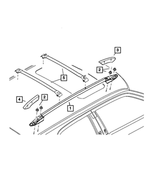 4805993AE - : Luggage Rack Side Rail, Left for Dodge: Magnum Image