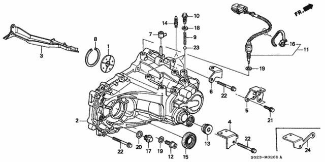 MT Transmission Housing (SOHC) for 1997 Honda Civic #0