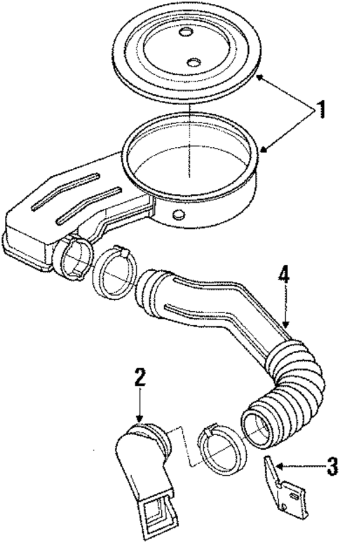 Air Intake for 1990 Chevrolet Celebrity #0