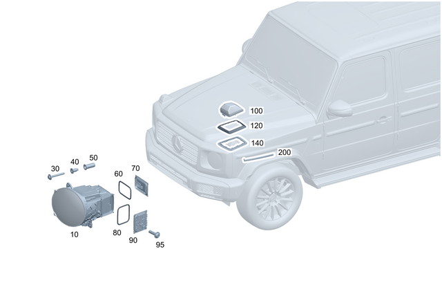 4639067201 - Electr. System: Lamp Unit for Mercedes-Benz Image image