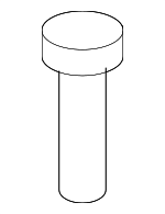 1K0713229 - Body: Pin for Volkswagen: Eos, GTI, Jetta, R32, Rabbit Image