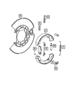 5290853AB - Brakes: Shim for Mopar Image