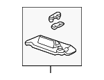 83280S84A03ZC - Body: Sun-visor for Acura Image