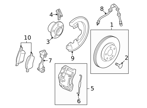 Hubs & Related Components for 2008 Volvo XC70 #0