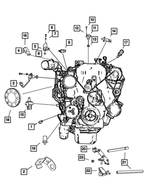 56041379AA - Electrical: Housing Clip for Mopar Image