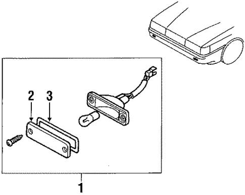 Signal Lamps for 1989 Mazda 929 #0