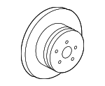 4243102210 - Brakes: Rotor for Toyota Image