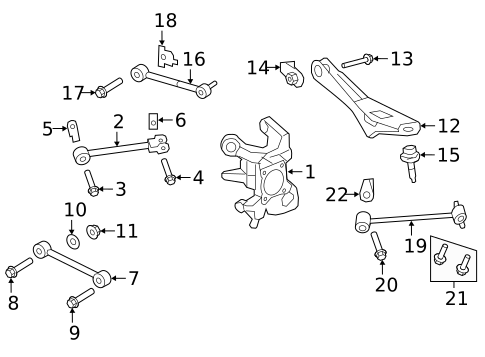 Rear Suspension for 2015 Ford Expedition #1