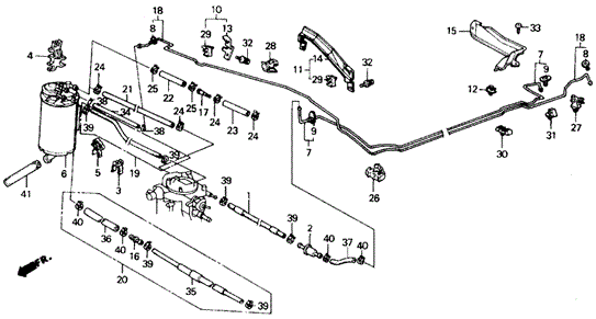 Fuel Pipe for 1988 Honda Accord #0