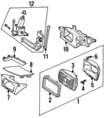 F32Z13118C - Electrical: Mount Ring for Ford Image