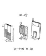 68661949AA - Electrical: Amplifier for Ram: 2500, 3500 Image