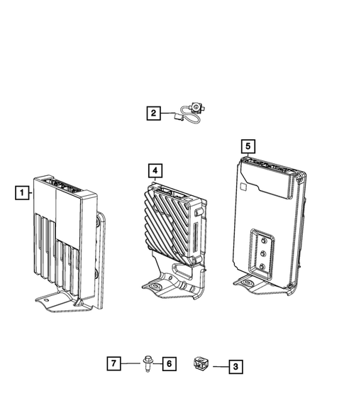 Radio, Antenna, Speakers, DVD, and Video systems for 2021 Ram 3500 #1