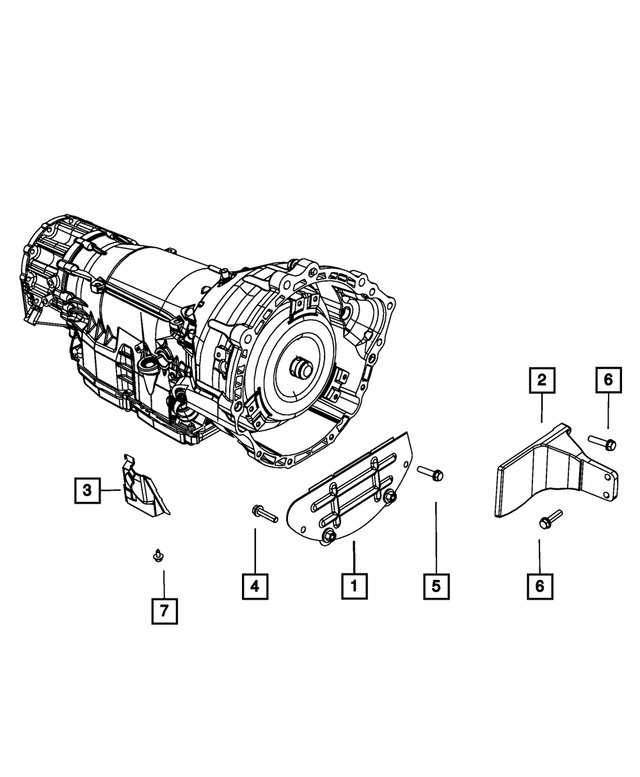 « 53013867AA – NAG1; W5A580; 5-Speed; Automatic Transmission : Transmission Ecran pour Mopar Image »