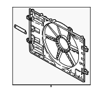 5Q0121205AN - Cooling System: Shroud for Audi Image
