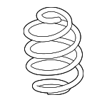 95B511121K504 - : 2019-2024 Porsche Macan - Coil Spring for Porsche: Macan Image